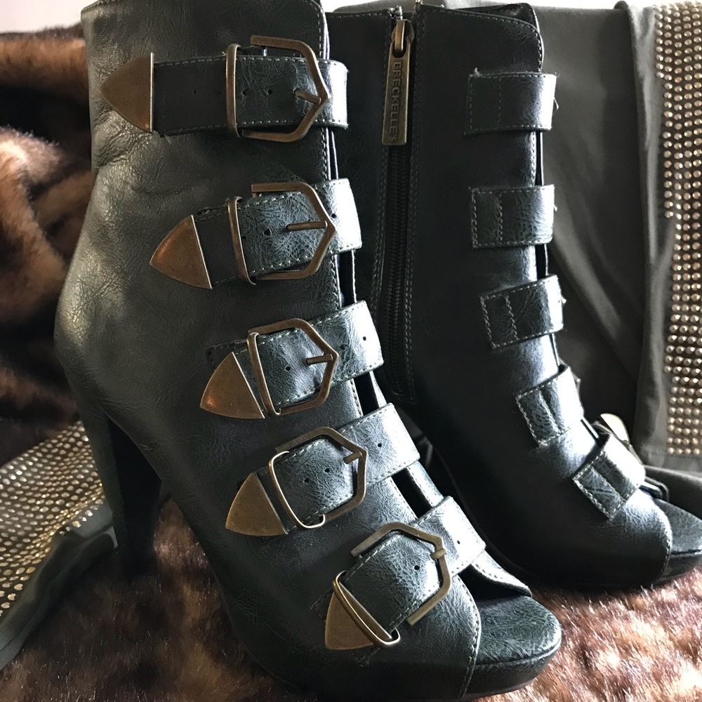 Green booties